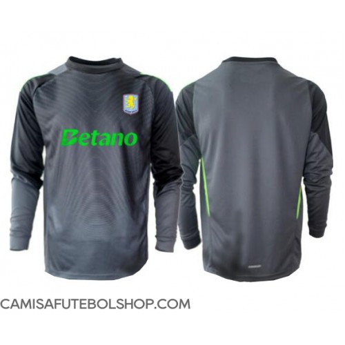 Camisa de time de futebol Aston Villa Goleiro Replicas 1º Equipamento 2025-26 Manga Comprida Camisa de time de futebol Aston Villa Goleiro Replicas 1º Equipamento 2025-26 Manga Comprida